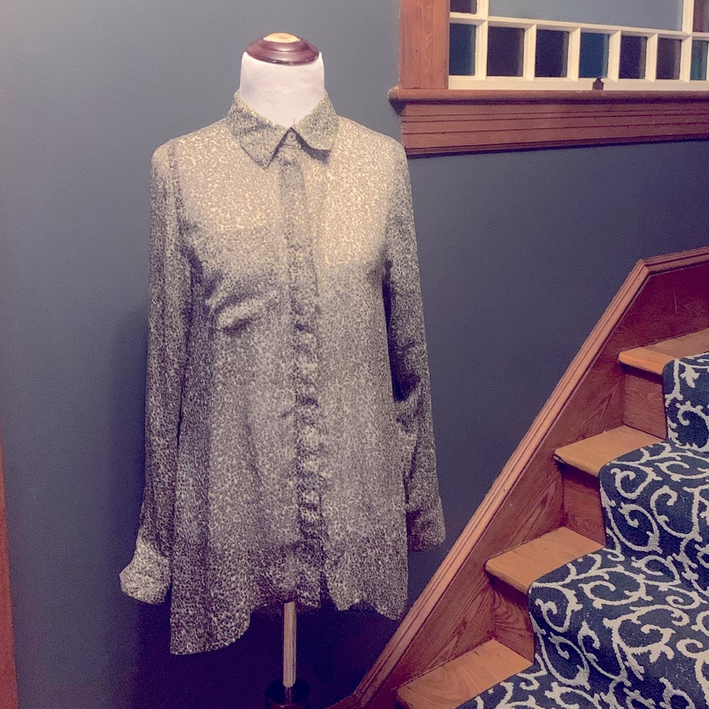 Threads 4 Thought sheer blouse